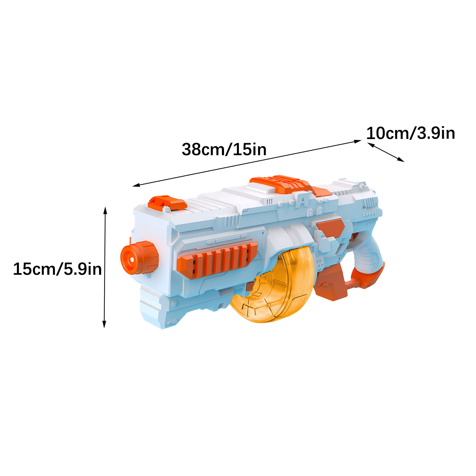 Ycandiee 1200cc Super Water Soaker With Range - Ideal Toys For Boys Girls Summer Outdoor Swimming Pool Beach Sand Water Fighting